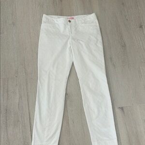Lilly Pulitzer white Straight Leg Jeans